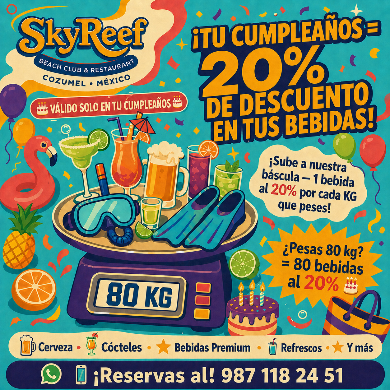 Birthday promo SkyReef